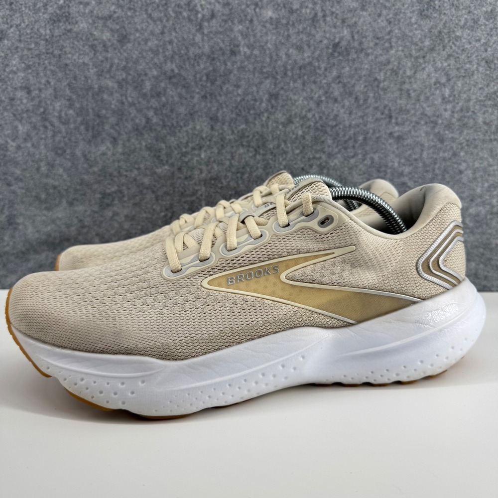 Brooks Glycerin 21 Running Shoes Mens 10.5 Tan Gold 1104191D293 Neutral Cushion